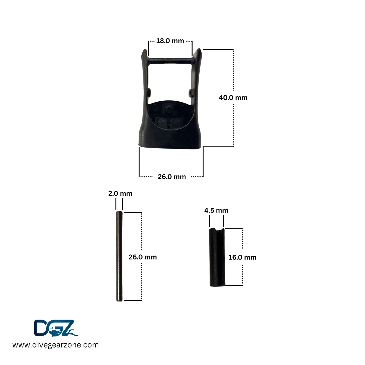 MASK Replacement Strap Buckle - Type1