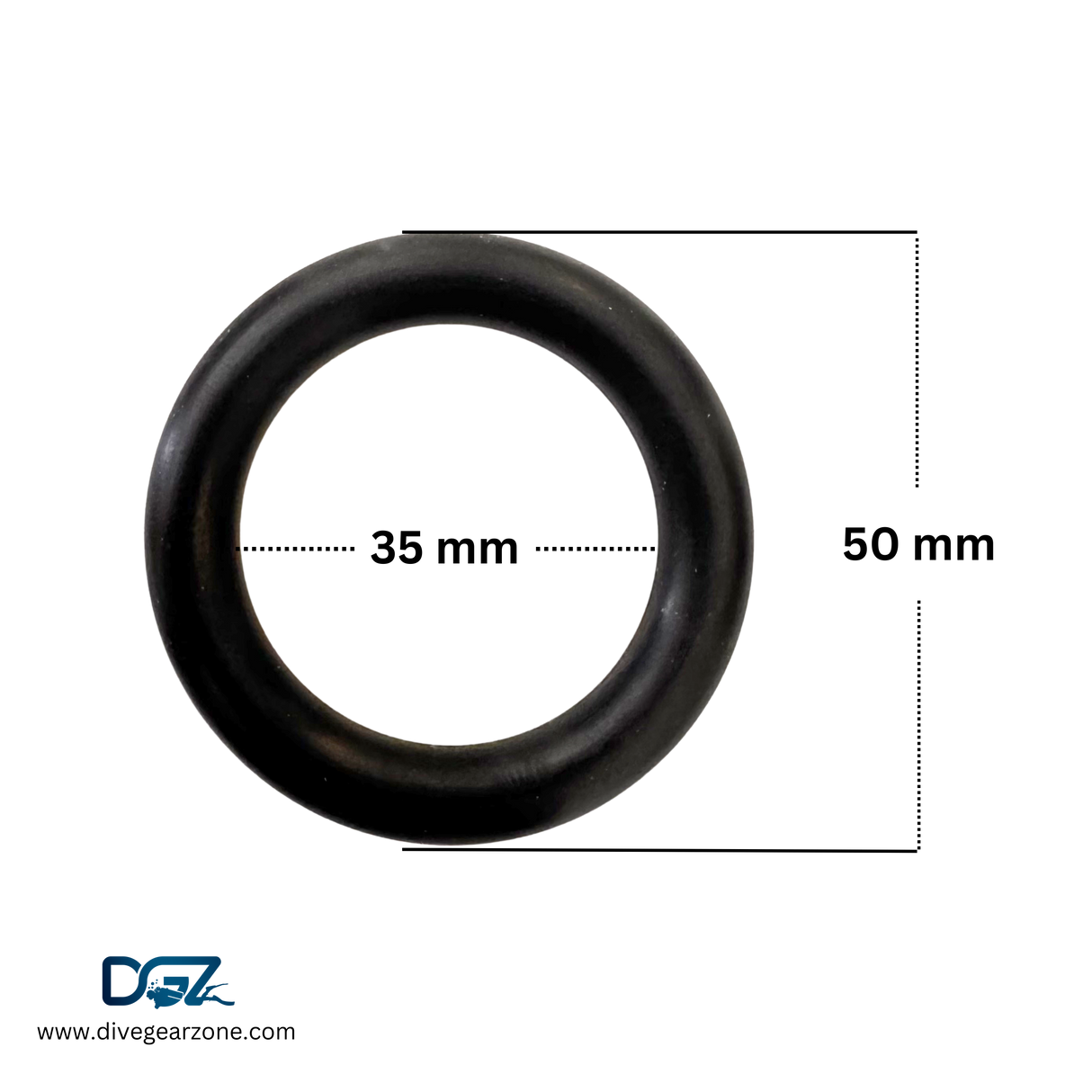 Rubber Slide D-Ring