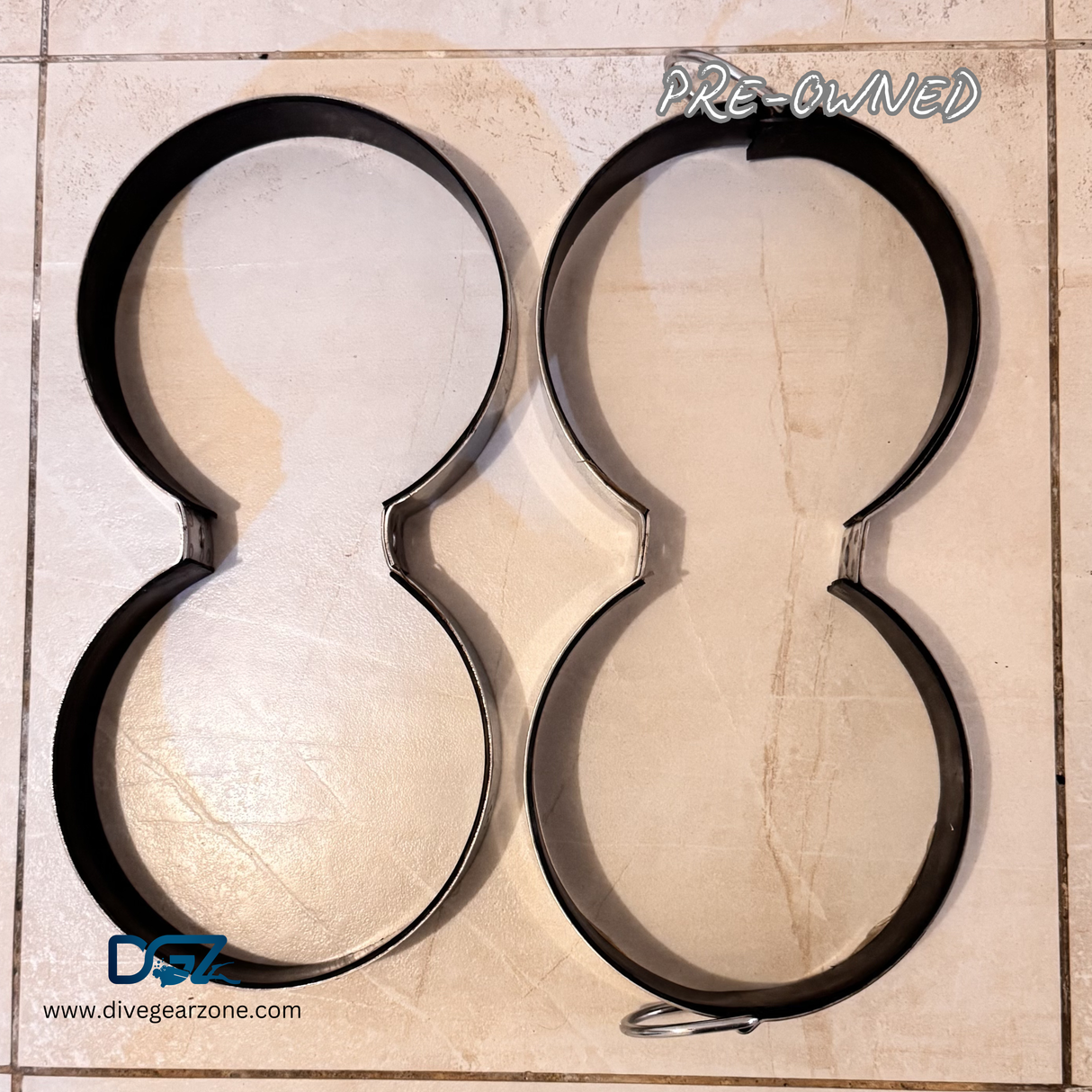 Pre-Owned Twin Tank Bands Set without Bolts "Set 6"
