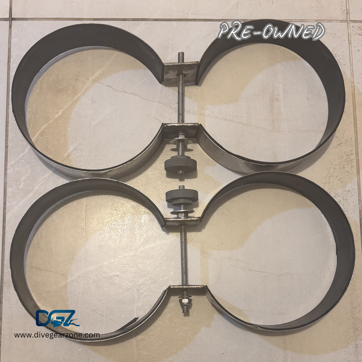 Pre-Owned Twin Tank Bands Set without Bolts "Set 8"