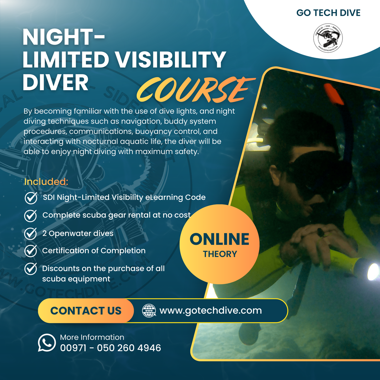 SDI Night/Limited Visibility Diver Course