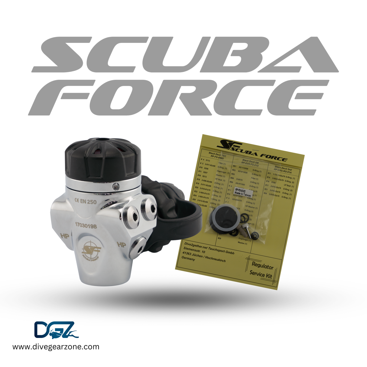 Service and Maintenance-Scuba Force First Stage