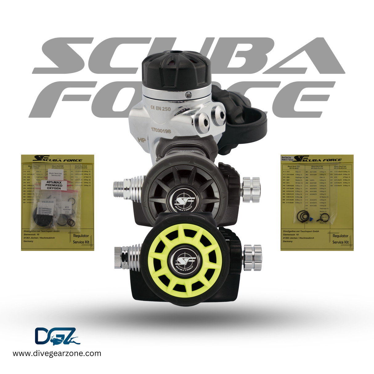 Service and Maintenance-Scuba Force Regulator Set