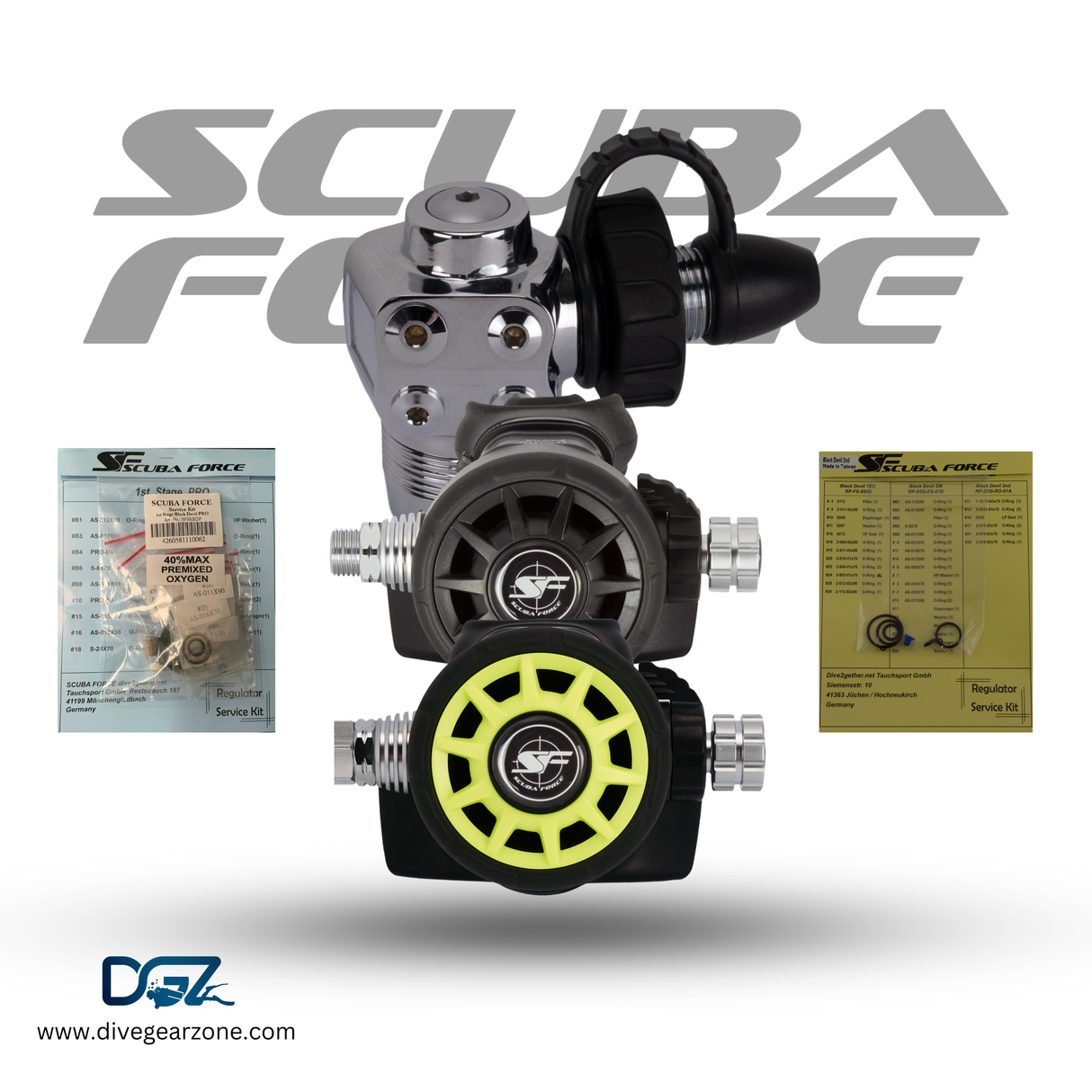 Service and Maintenance-Scuba Force Regulator Set