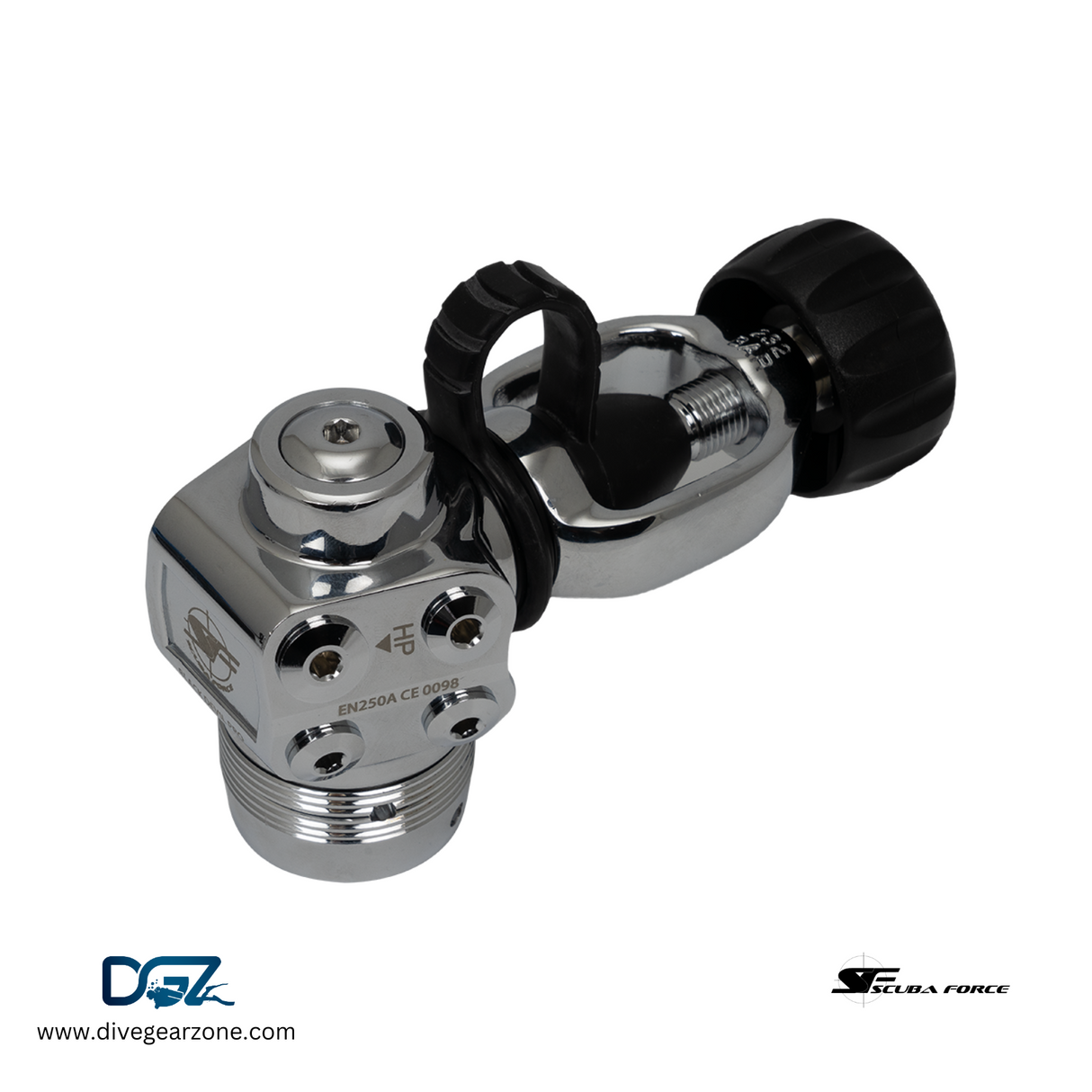 Scuba Force Regulator 1st Stage Black Devil Pro - Yoke