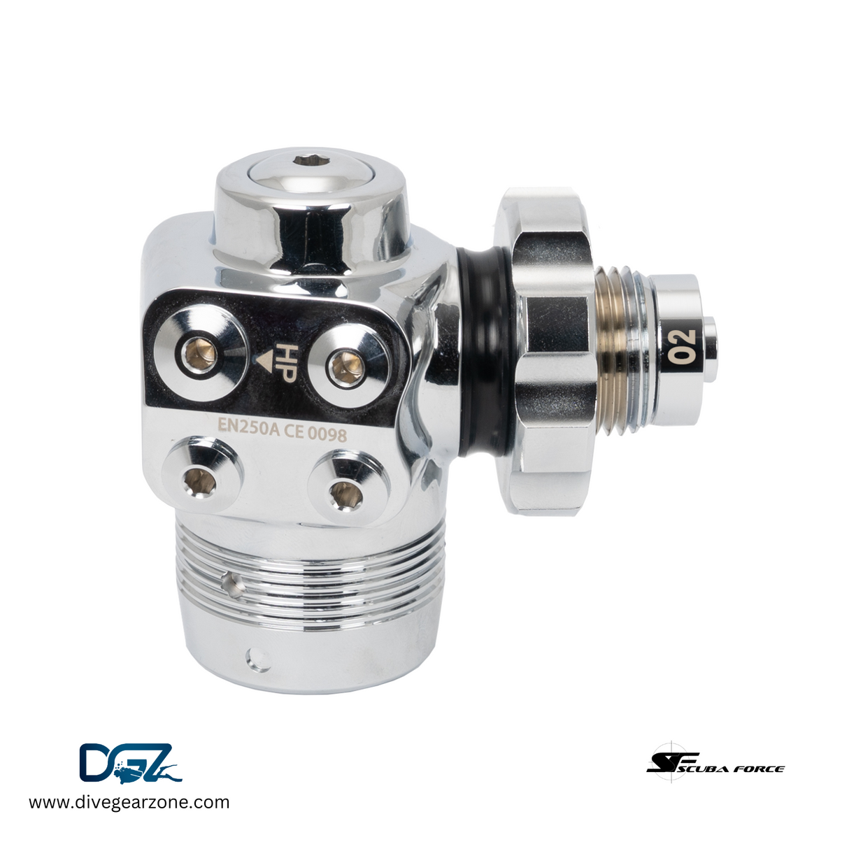 Scuba Force Regulator 1st Stage Black Devil Nitrox - DIN