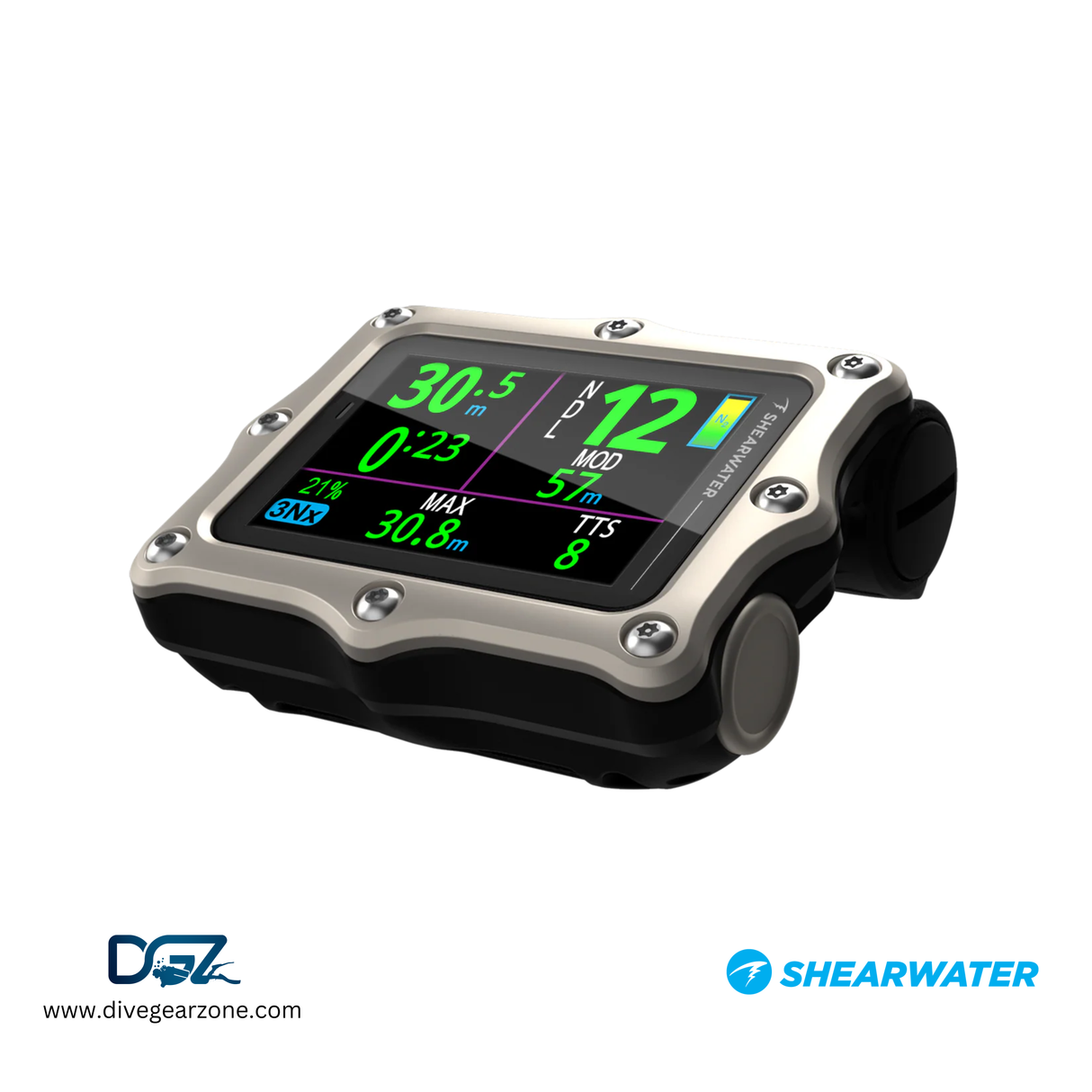 Shearwater Dive Computer PERDIX 3 - Silver
