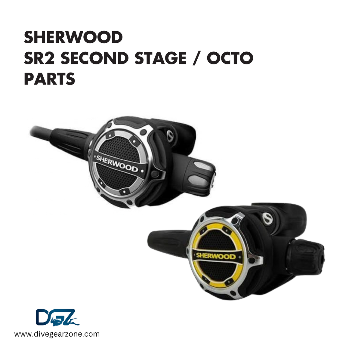 Sherwood SR2 Second/Octo Stage Parts