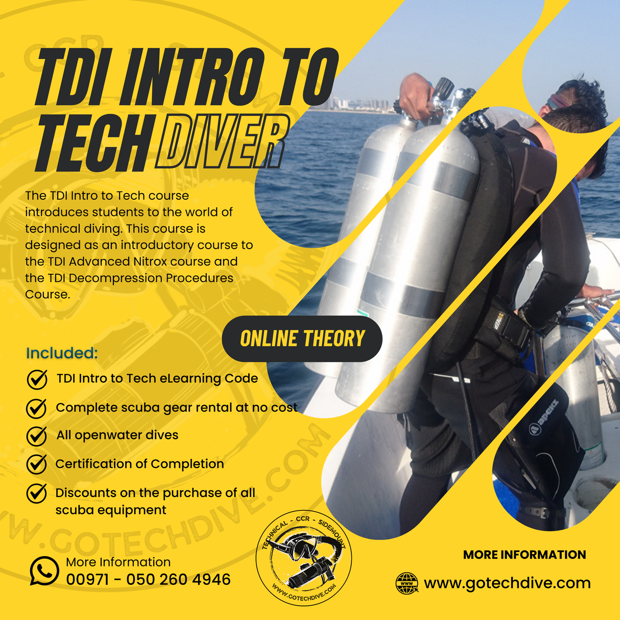 TDI Intro to Tech Diver Course