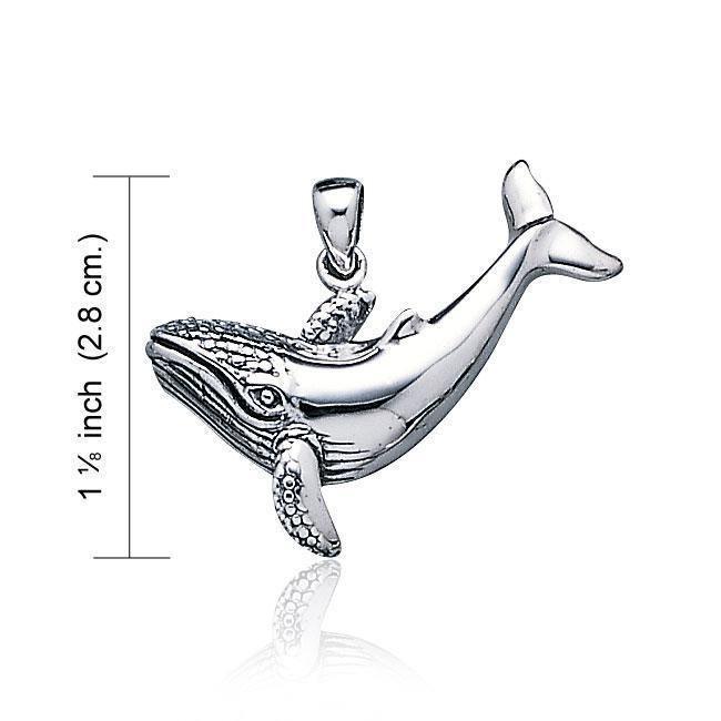 Dive Silver Whale Pendant