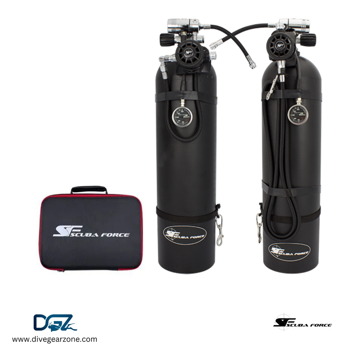 Scuba Force Sidemount Reg Set