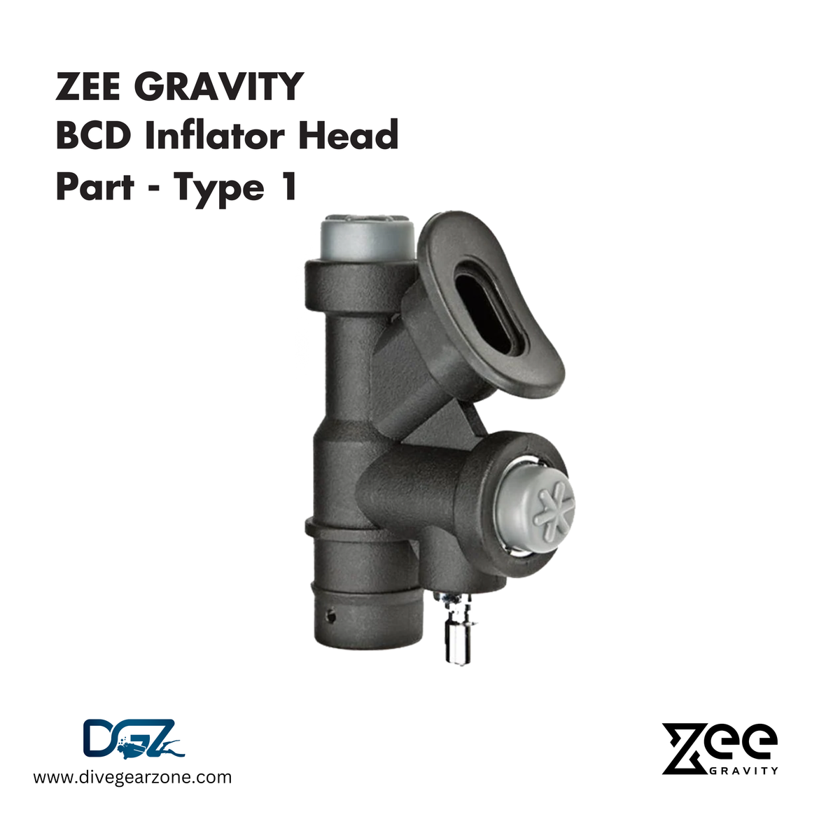 Zee Gravity BCD Inflator Head Parts - Type 1