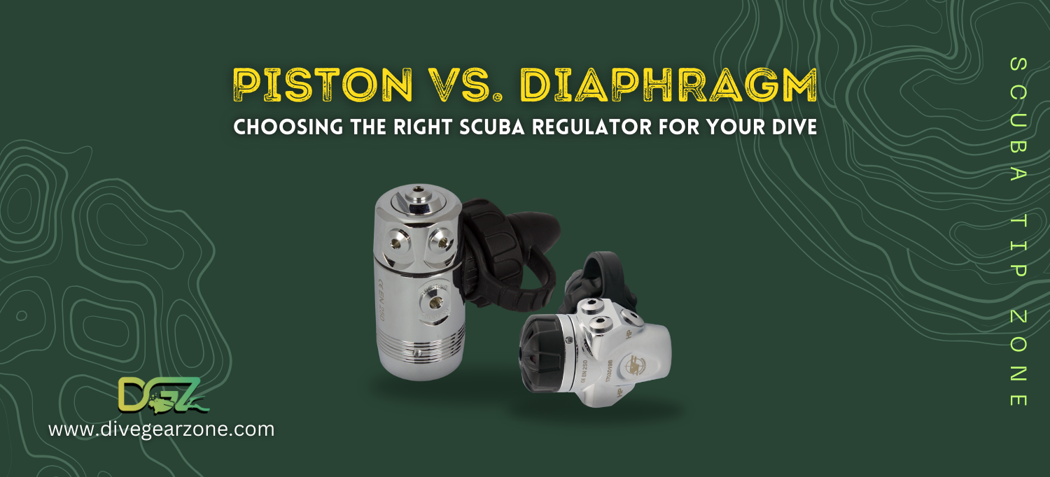 Piston vs. Diaphragm - Choosing the Right Scuba Regulator for Your Dive