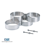 Twin Tank Bands Set with Bolts