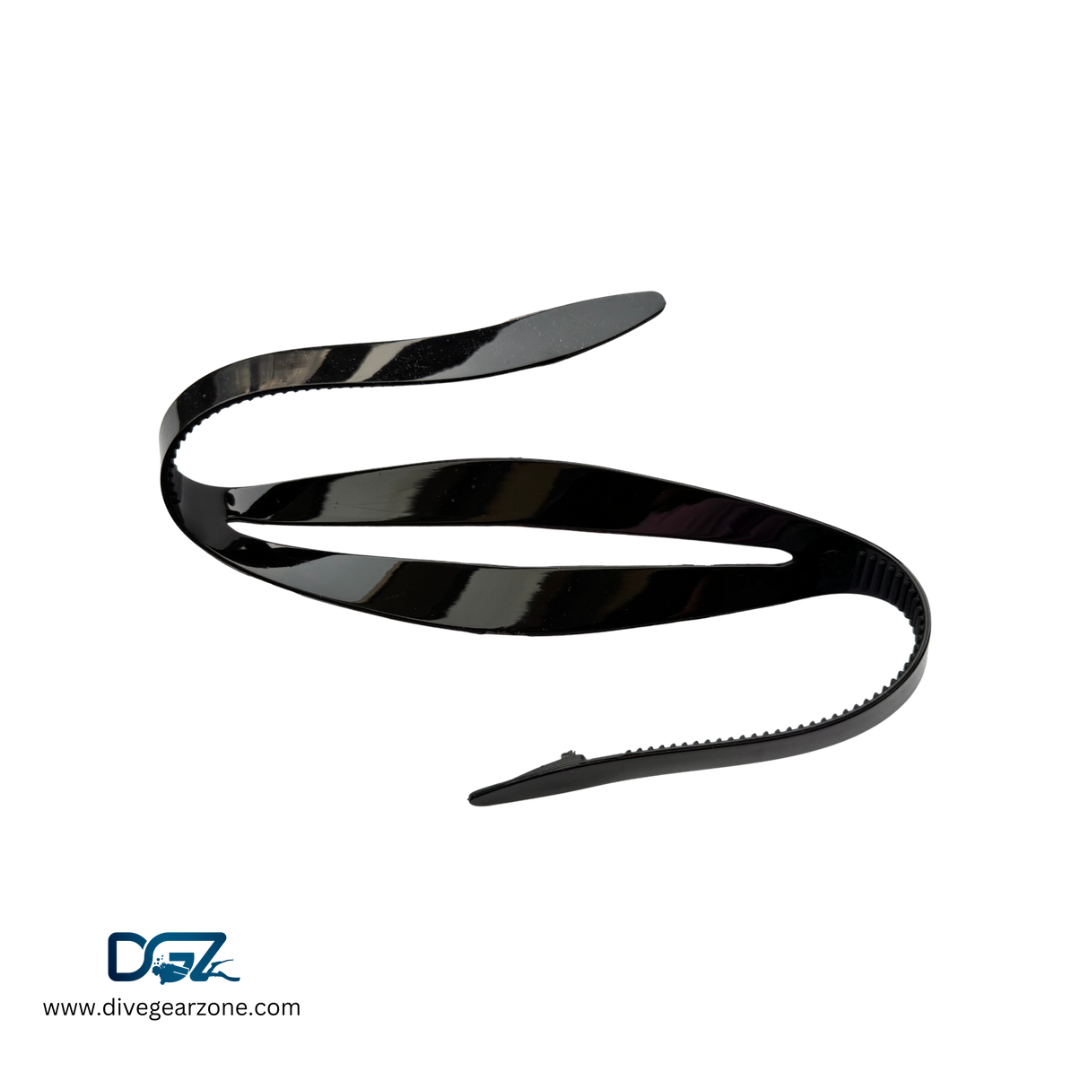 Mask Strap Type B - CLR/BLK Silicone