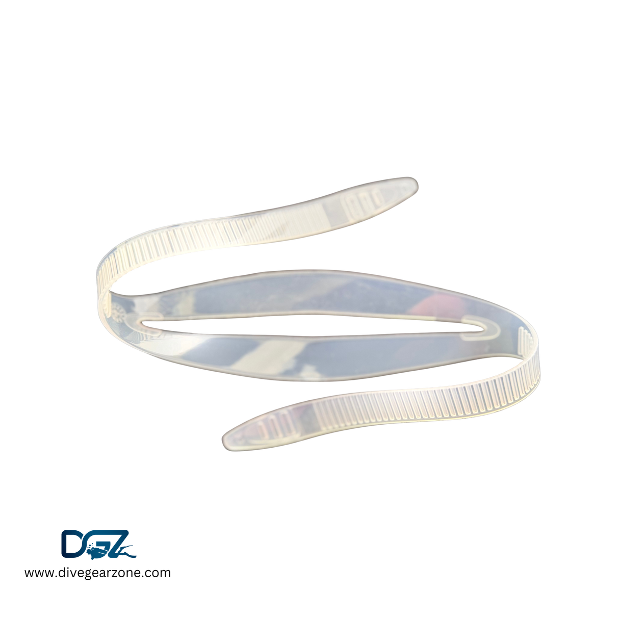 Mask Strap Type B - CLR/BLK Silicone