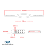 Mask Strap Type C - Black Silicon