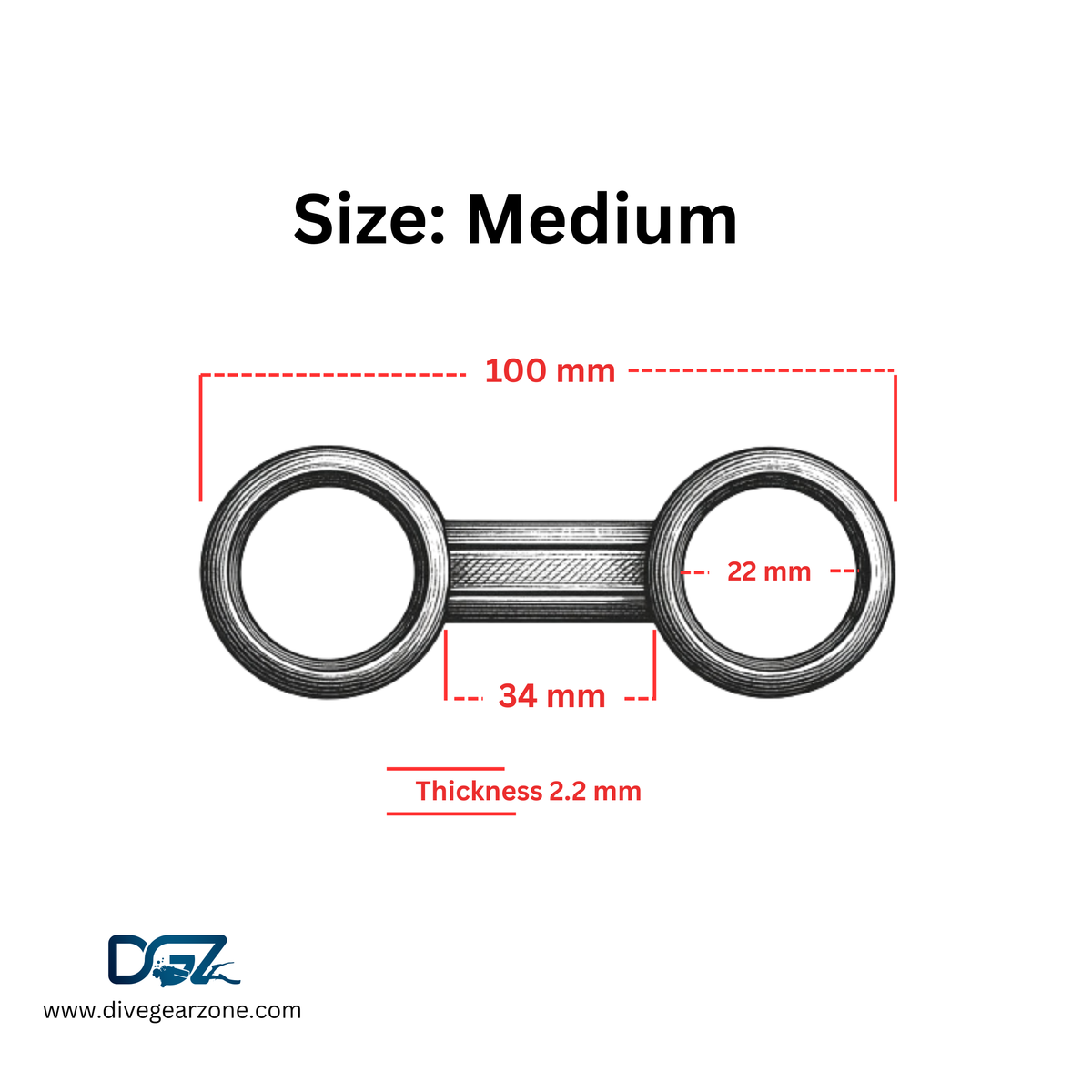 Snorkel Holder Clear Silicon