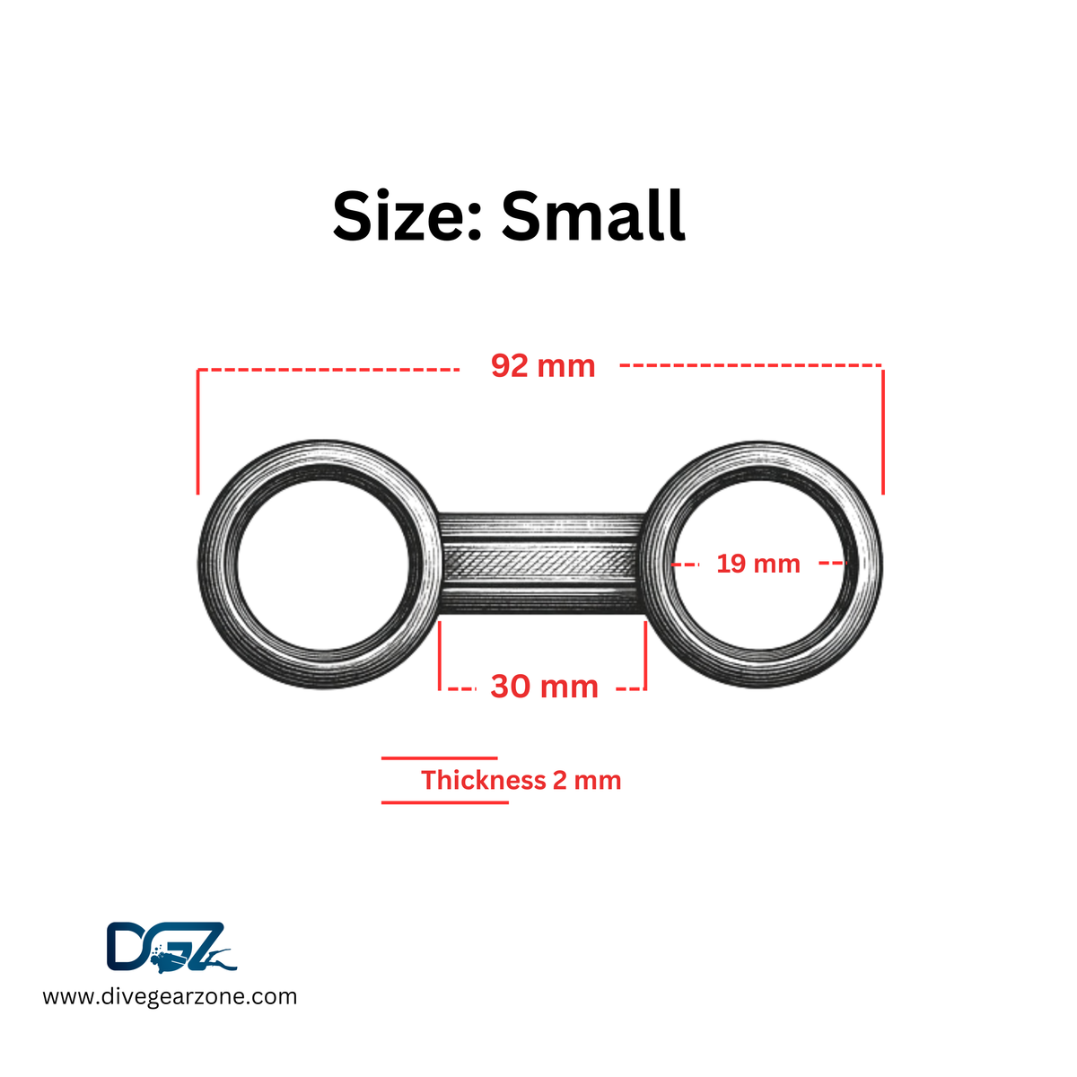 Snorkel Holder Clear Silicon