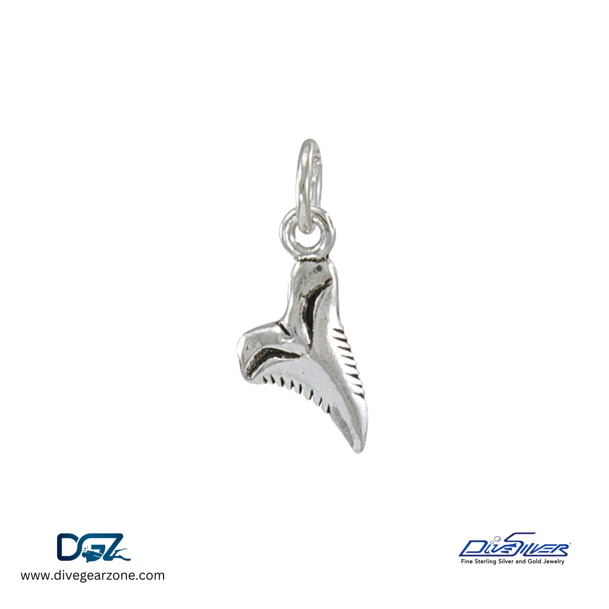 Dive Silver Shark Tooth Pendant