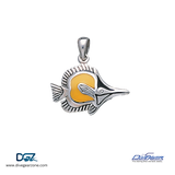 Dive Silver Tropical Fish Pendant