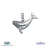 Dive Silver Whale Pendant