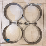 Pre-Owned HIGHLAND Twin Tank Bands Set with Bolts "Set 3"