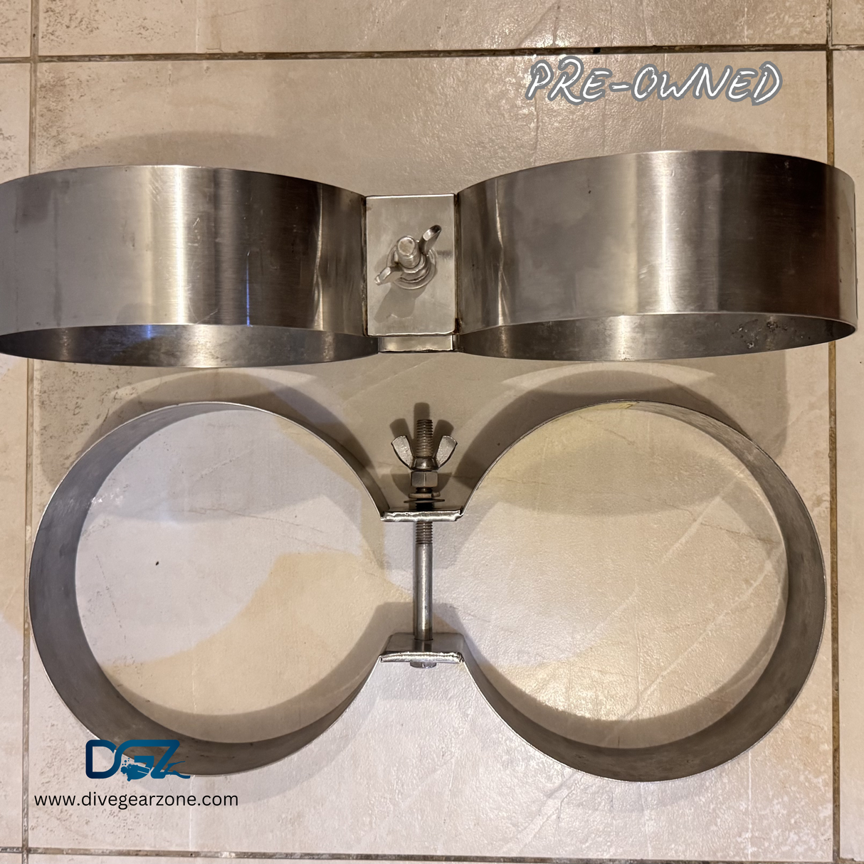 Pre-Owned HIGHLAND Twin Tank Bands Set with Bolts "Set 3"