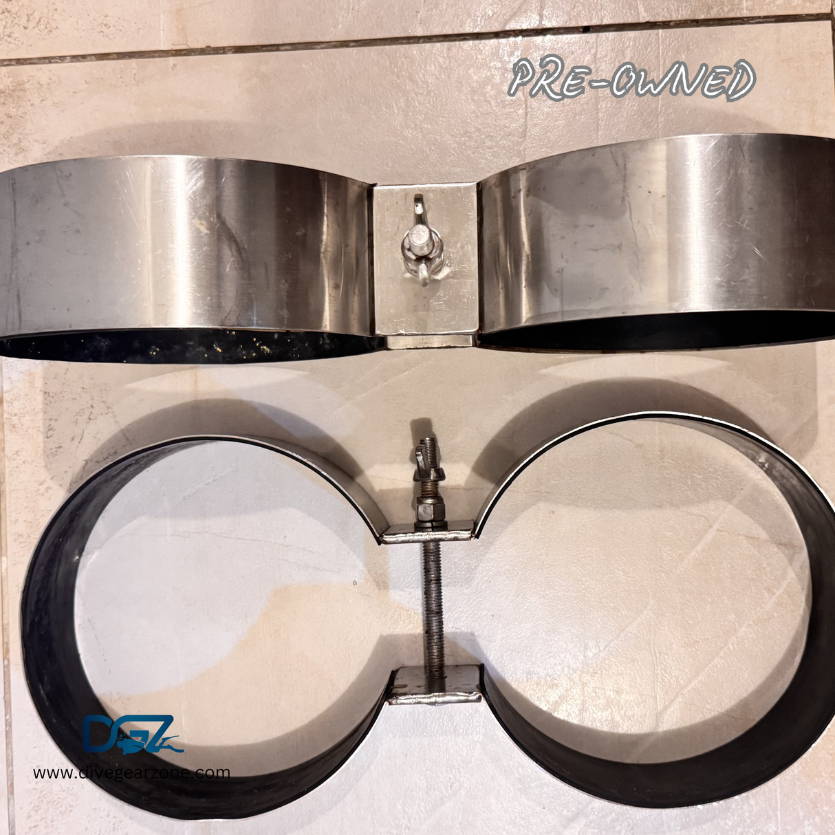 Pre-Owned HIGHLAND Twin Tank Bands Set with Bolts "Set 4"