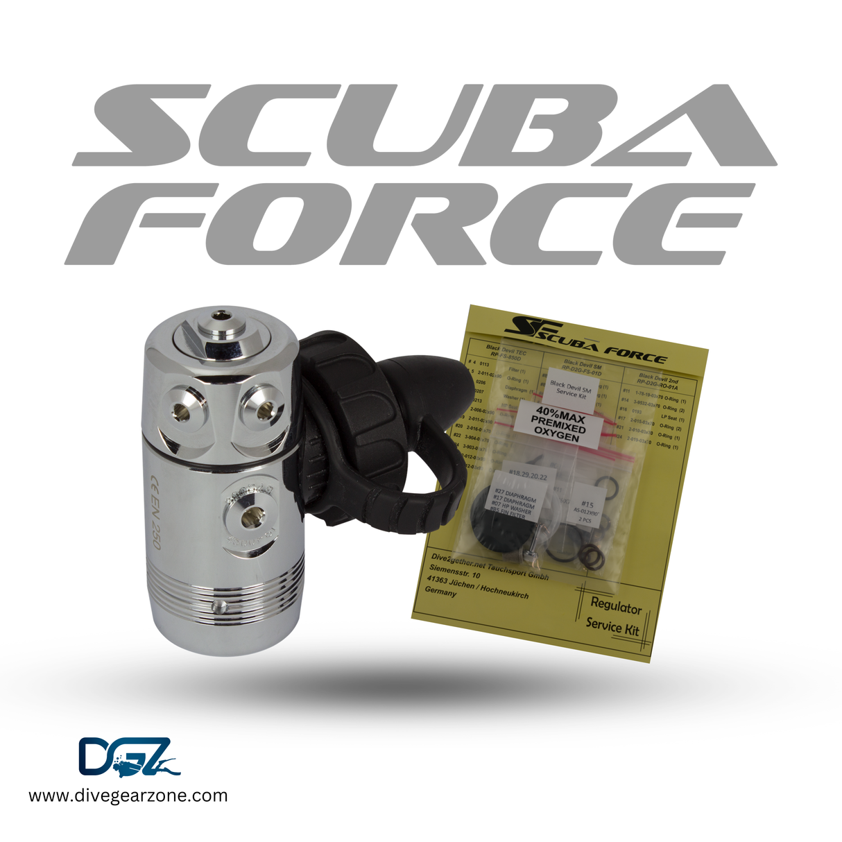 Service and Maintenance-Scuba Force First Stage