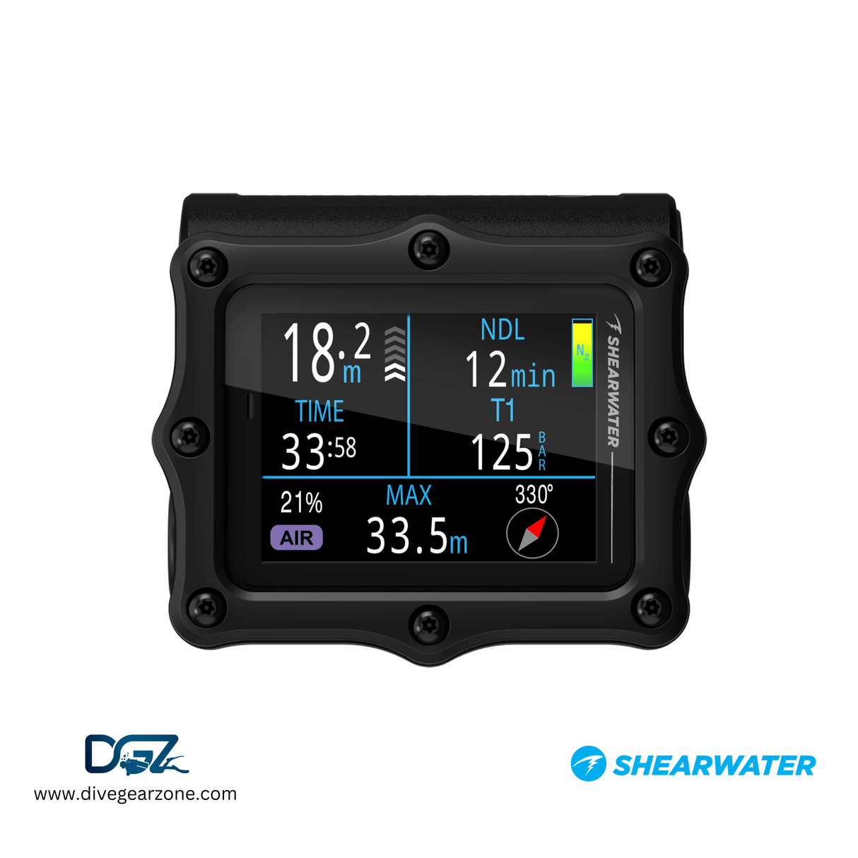 Shearwater Dive Computer PERDIX 3 - Black
