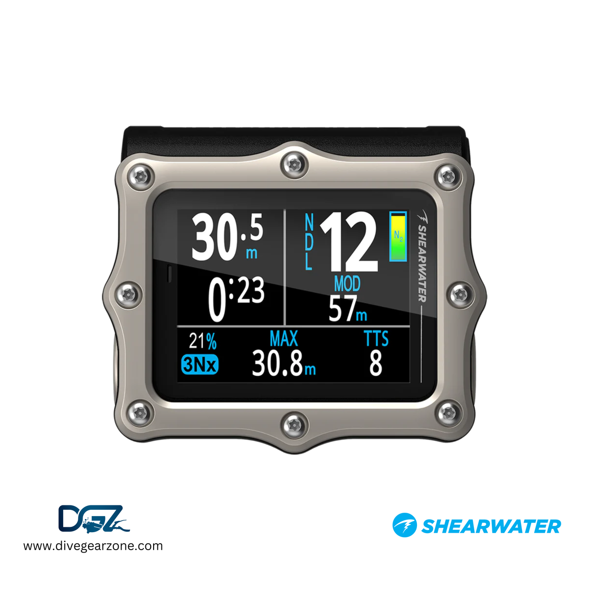 Shearwater Dive Computer PERDIX 3 - Silver