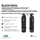 Scuba Force Sidemount Reg Set