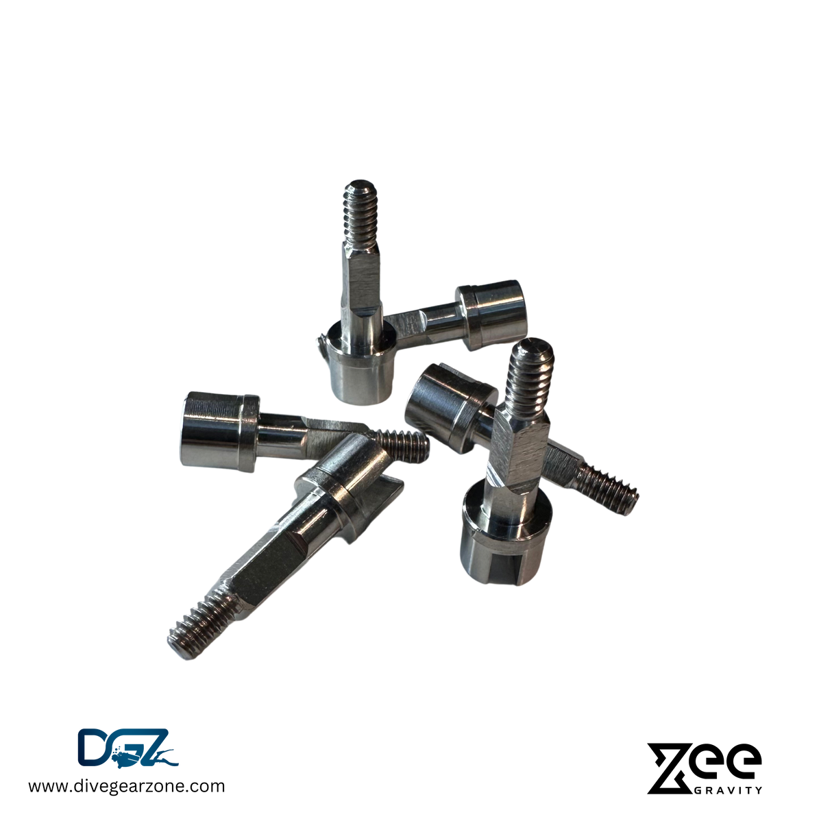 Zee Gravity Valve Stem-Chromed brass