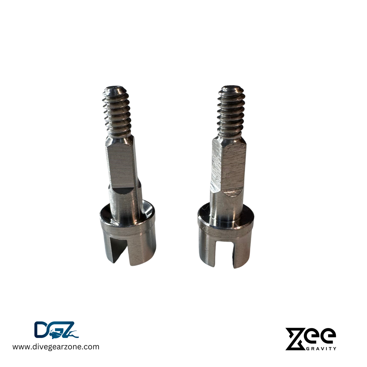 Zee Gravity Valve Stem-Chromed brass