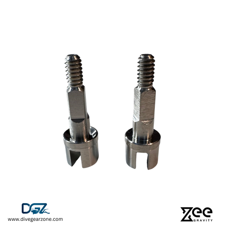 Zee Gravity Valve Stem-Chromed brass