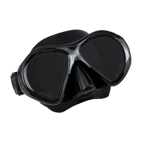 Scuba Force Vision II Mask - Black Silicone