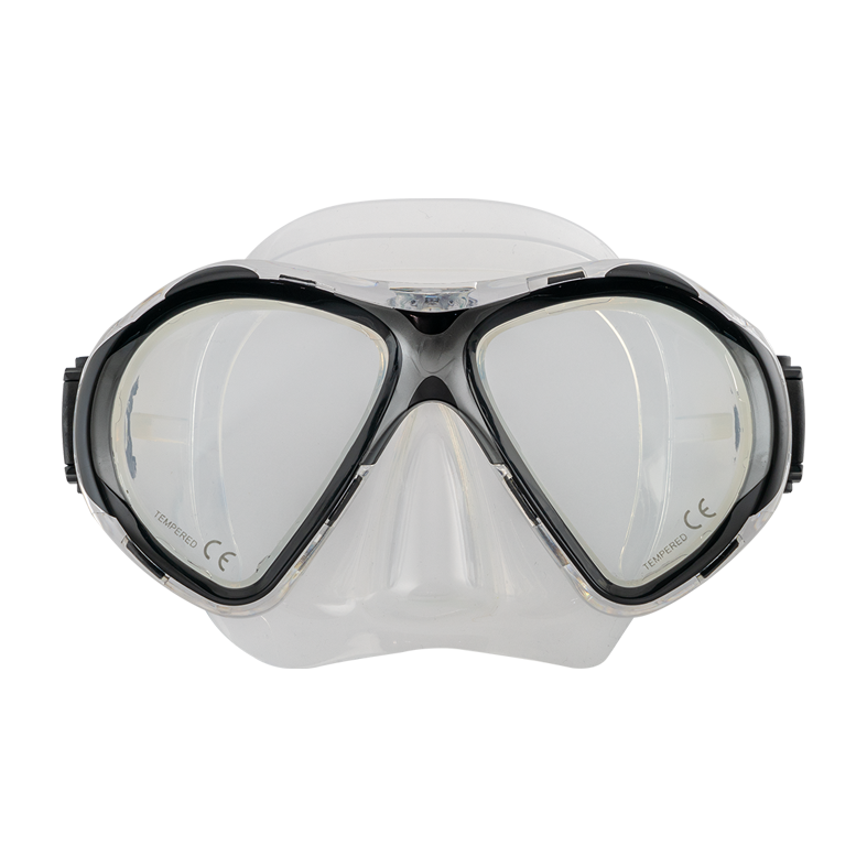 Scuba Force Vision II Mask - Clear Silicone